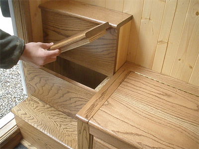 Steps open